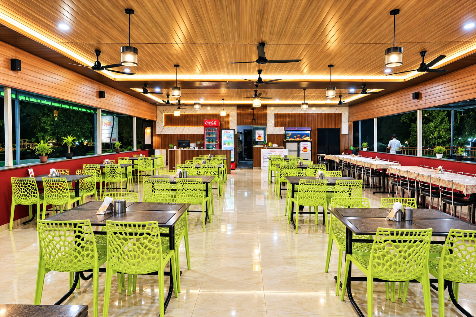 Restaurant dining hall